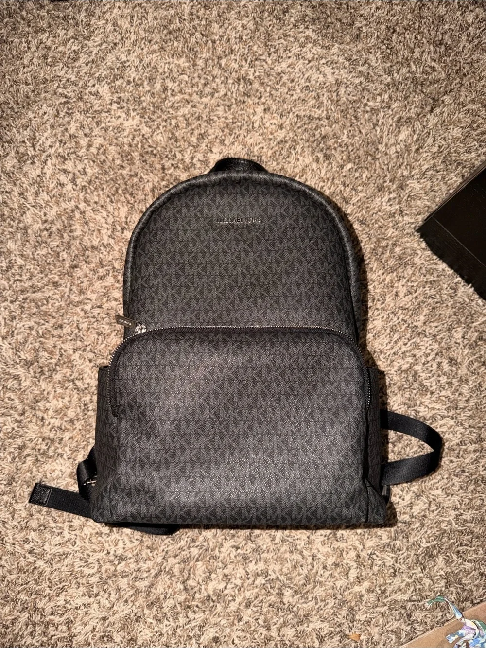 Michael Kors Men’s Gray MK Monogram Backpack